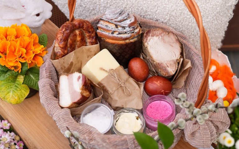 кошик Великдень їжа