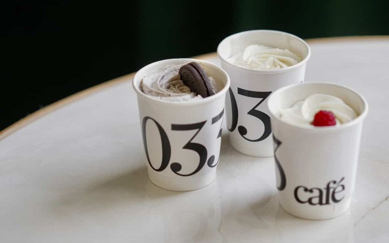 кав'ярня стакан десерт