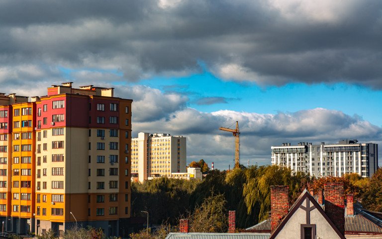 будівлі місто небо