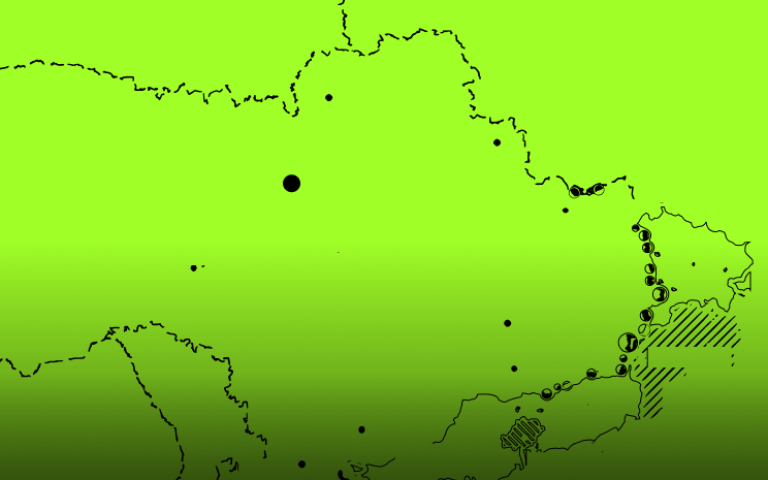 Карті України на салатовому фоні