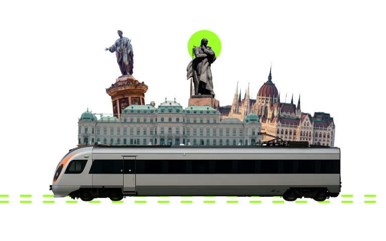 потяг ЄС подорож