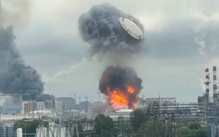 пожежа у Москві