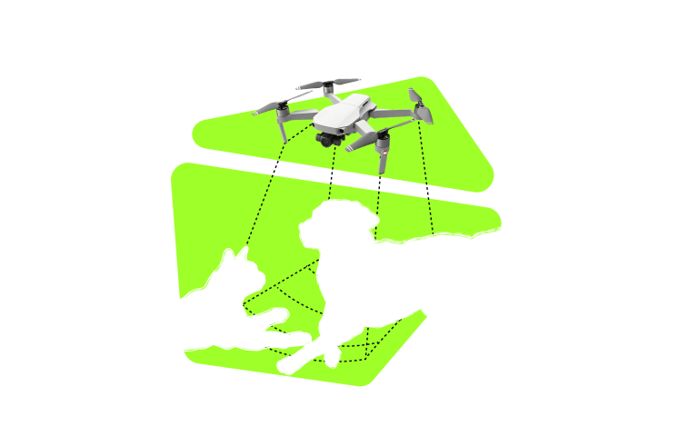 ілюстрація з дроном