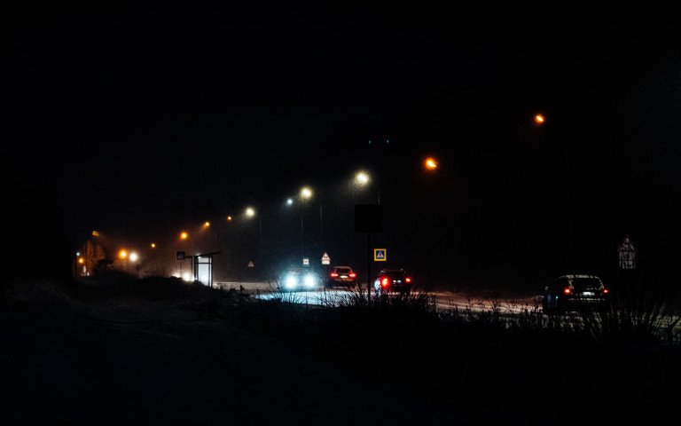 Луцьк ніч дорога