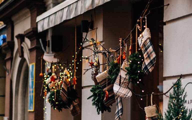 Різдвяні прикраси Луцька