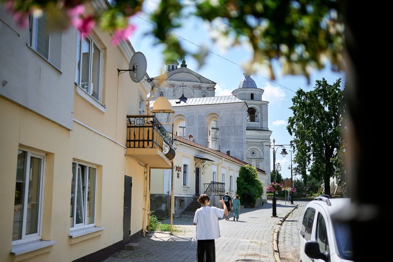 Старе місто Луцьк Кафедральна вулиця Кафедральний собор