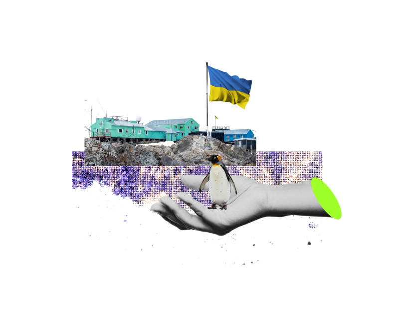 Станція «Академік Вернадський» розташована на мисі Марина острова Галіндез за 7 км від західного узбережжя Антарктичного півострова.
