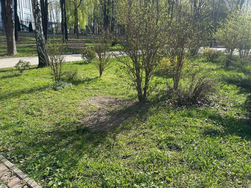 Місце, де заклали капсулу часу. Фото: Анна Кравчук. 