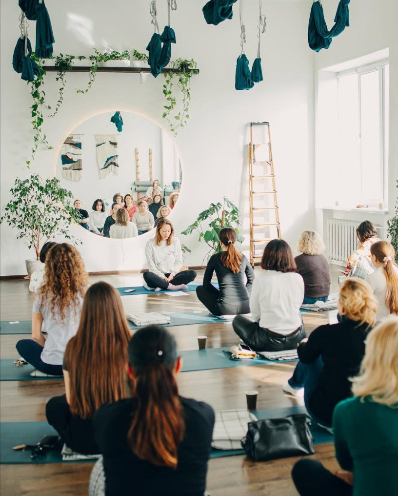 Фото одного з тренувань у межах проєкту «Об’єднані рухом».