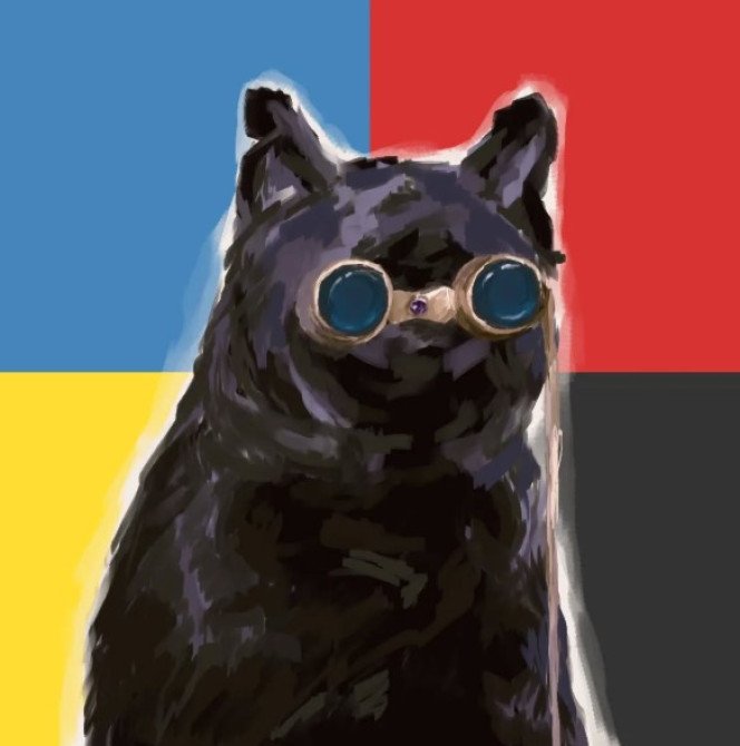 «Bandera's cat». Робота Вероніки Кожушко.