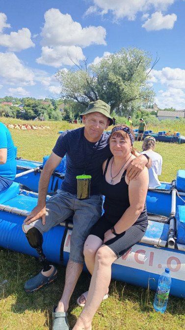 Ветеран Сергій Місюра із села Заріччя з дружиною